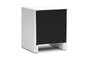 Baxton Studio Frey White Upholstered Modern Nightstand - BSOBBT3089-White-NS