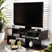 Baxton Studio Arne Modern and Contemporary Dark Brown Finished Wood TV Stand - BSOTV8001-Wenge-TV