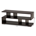 Baxton Studio Arne Modern and Contemporary Dark Brown Finished Wood TV Stand - BSOTV8001-Wenge-TV