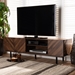Baxton Studio Berit Mid-Century Modern Walnut Brown Finished Wood TV Stand - BSOSE TV90800WI-Columbia-TV Stand