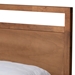Baxton Studio Saffron Modern and Contemporary Walnut Brown Finished Wood Full Size 4-Drawer Platform Storage Bed - BSOMG0068-Walnut-4DW-Full-Bed