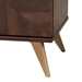 Baxton Studio Graceland Mid-Century Modern Transitional Walnut Brown Finished Wood 6-Drawer Dresser - BSOLV45COD45231WI-CLB-6DW-Dresser