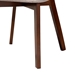 Baxton Studio Dannell Mid-Century Modern Grey Fabric and Walnut Brown Finished Wood 2-Piece Dining Chair Set - BSOCS003C-Walnut/Light Grey-DC-2PK