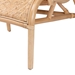 bali & pari Madura Modern Bohemian Natural Brown Rattan Lounge Chair - BSOMadura-Rattan-CC