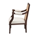 bali & pari Garridan Traditional French Beige Fabric and Dark Brown Finished Wood Accent Chair - BSOSEA672-Dark wood-NAT03/White-F00