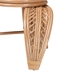 bali & pari Gresham Modern Bohemian Natural Rattan Leaf Accent Chair - BSOLeave-Natural-AC