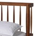 Baxton Studio Calderon Retro-Modern Walnut Brown Finished Wood Queen Size Platform Bed - BSOMG0116-Walnut- Queen