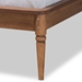 Baxton Studio Tallis Classic and Traditional Walnut Brown Finished Wood Full Size Bed Frame - BSOMG006-1-Walnut-Full-Frame